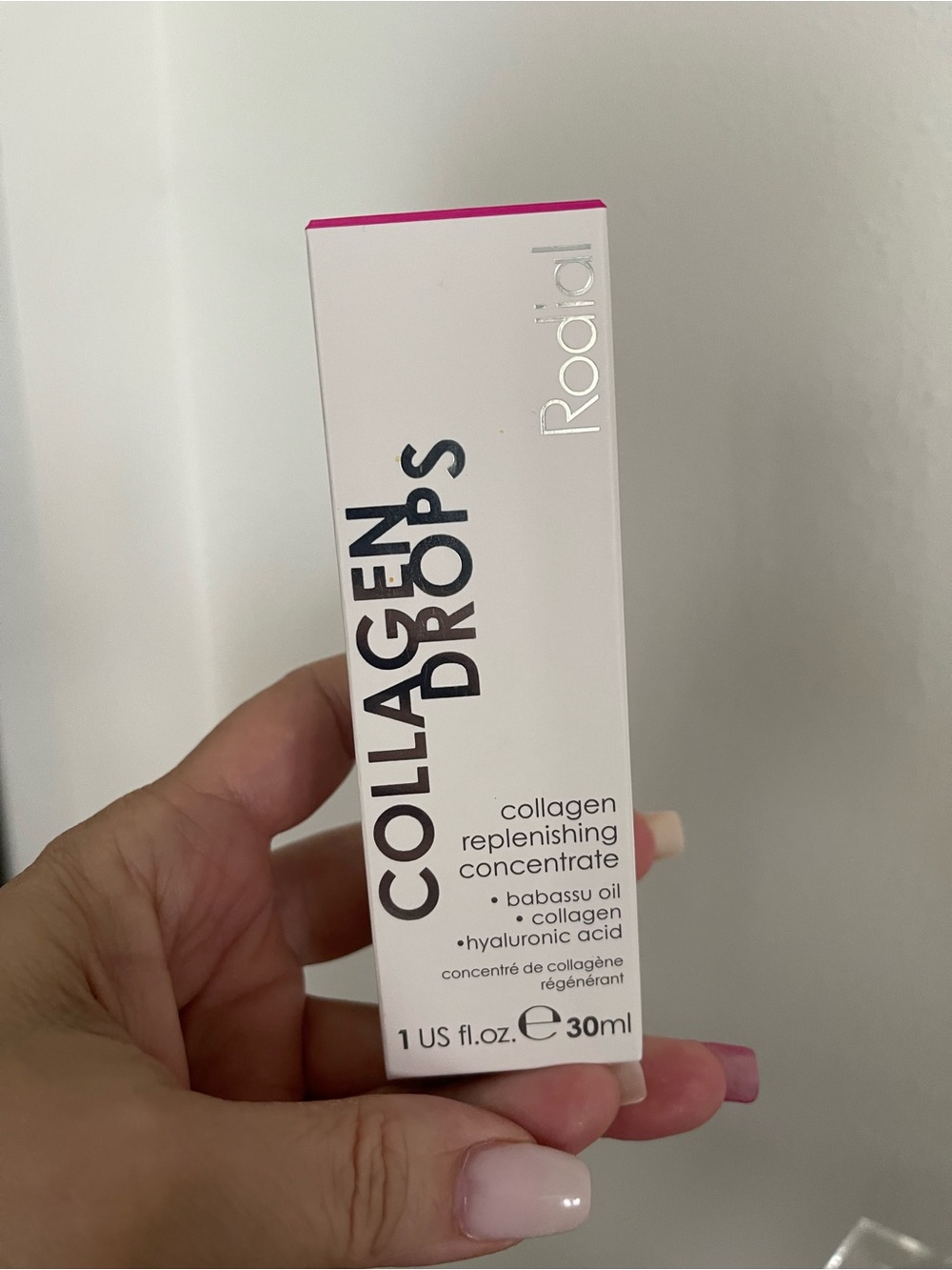Source Unknown Collagen Drops Replenishing Concentrate - White & Pink